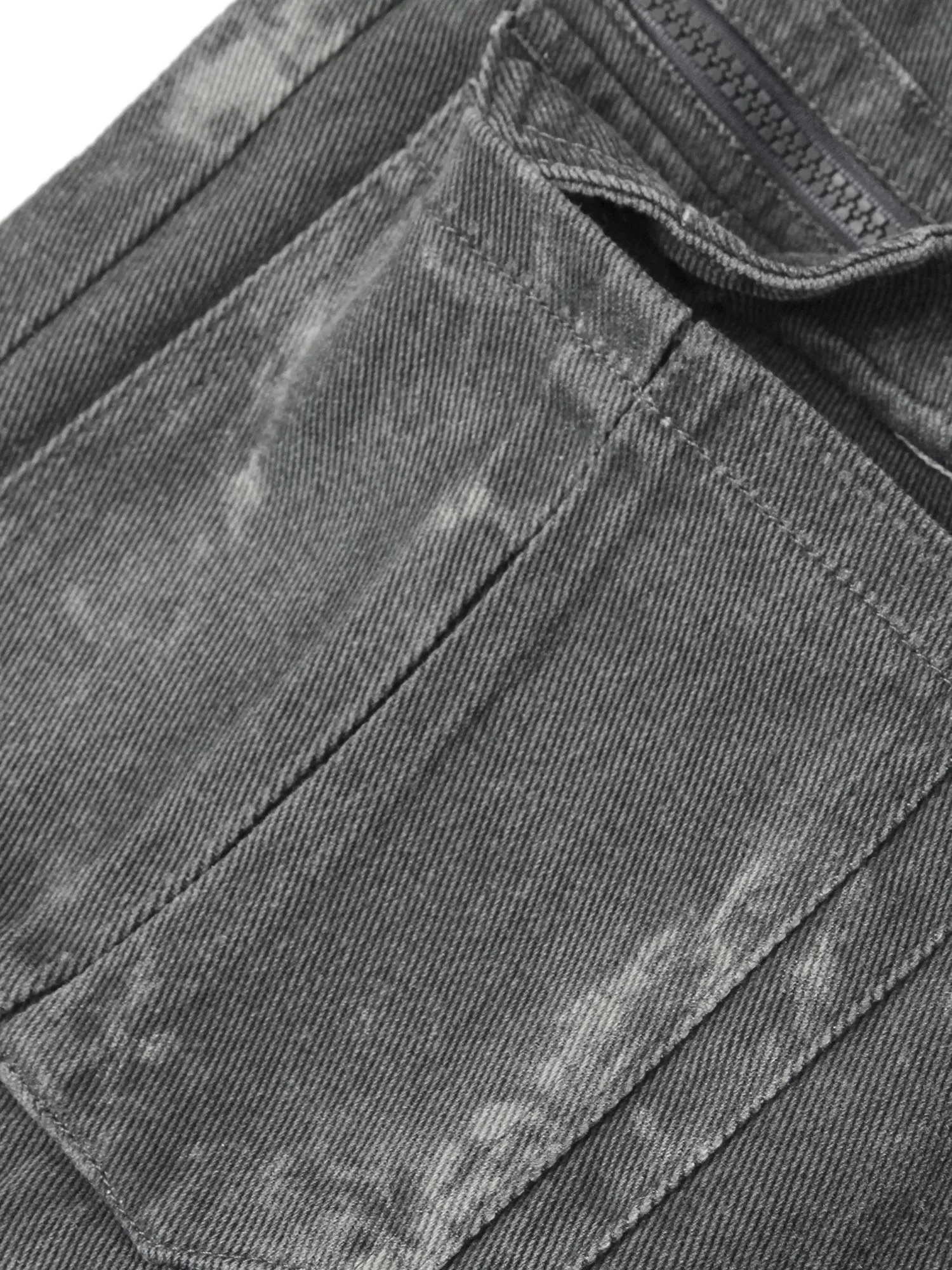 1984 High Street Hip-hop Distressed Washed Work Jeans