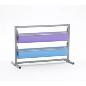 24" Two Roll Deck Tower Dispenser Unit (serrated blades and no casters)
