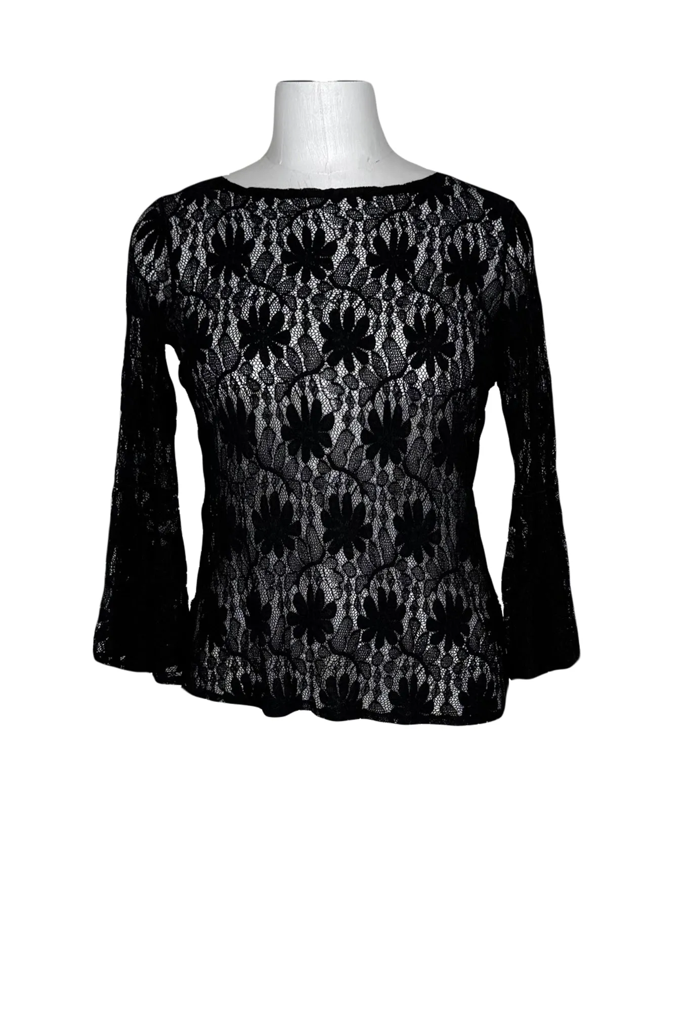 Asymmetric ruffle sleeve top