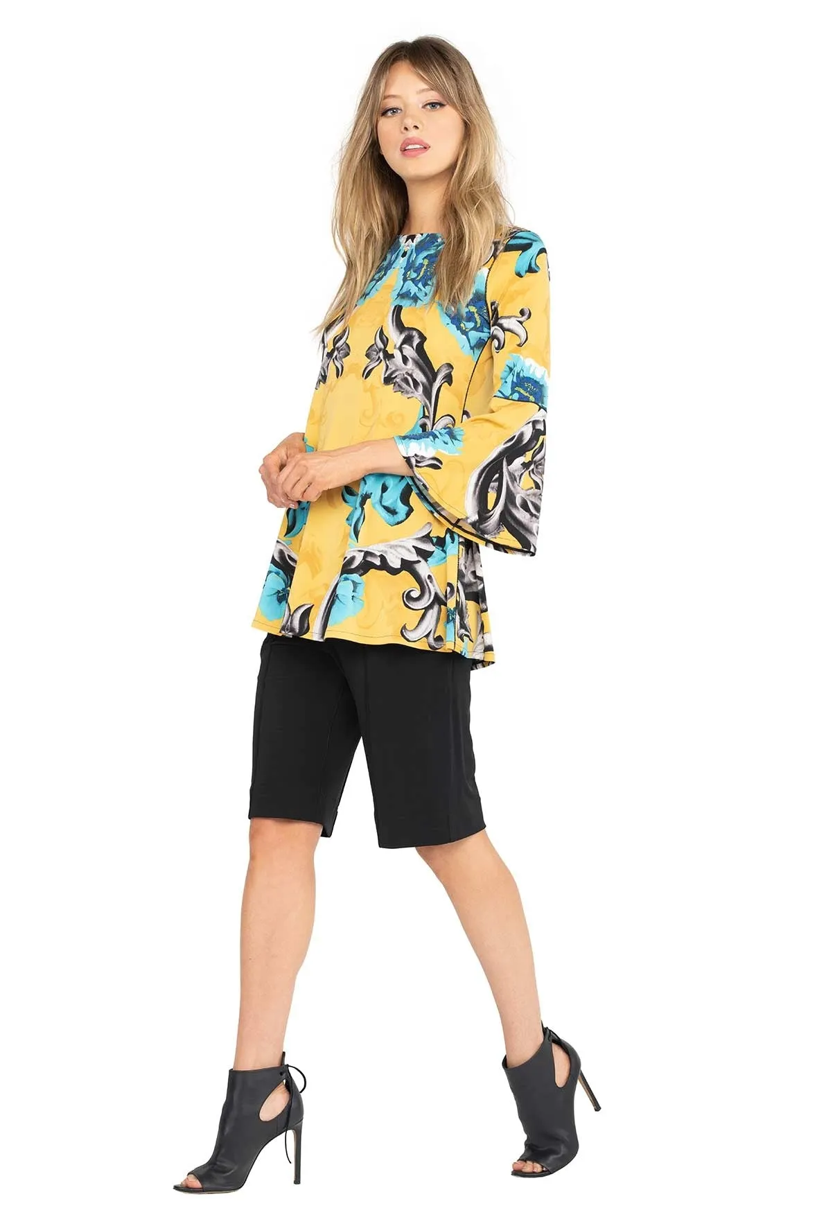 Bateau Neck Bell SLV Tunic