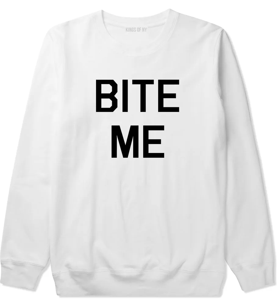 Bite Me Mens Crewneck Sweatshirt