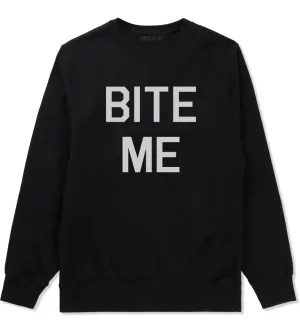 Bite Me Mens Crewneck Sweatshirt