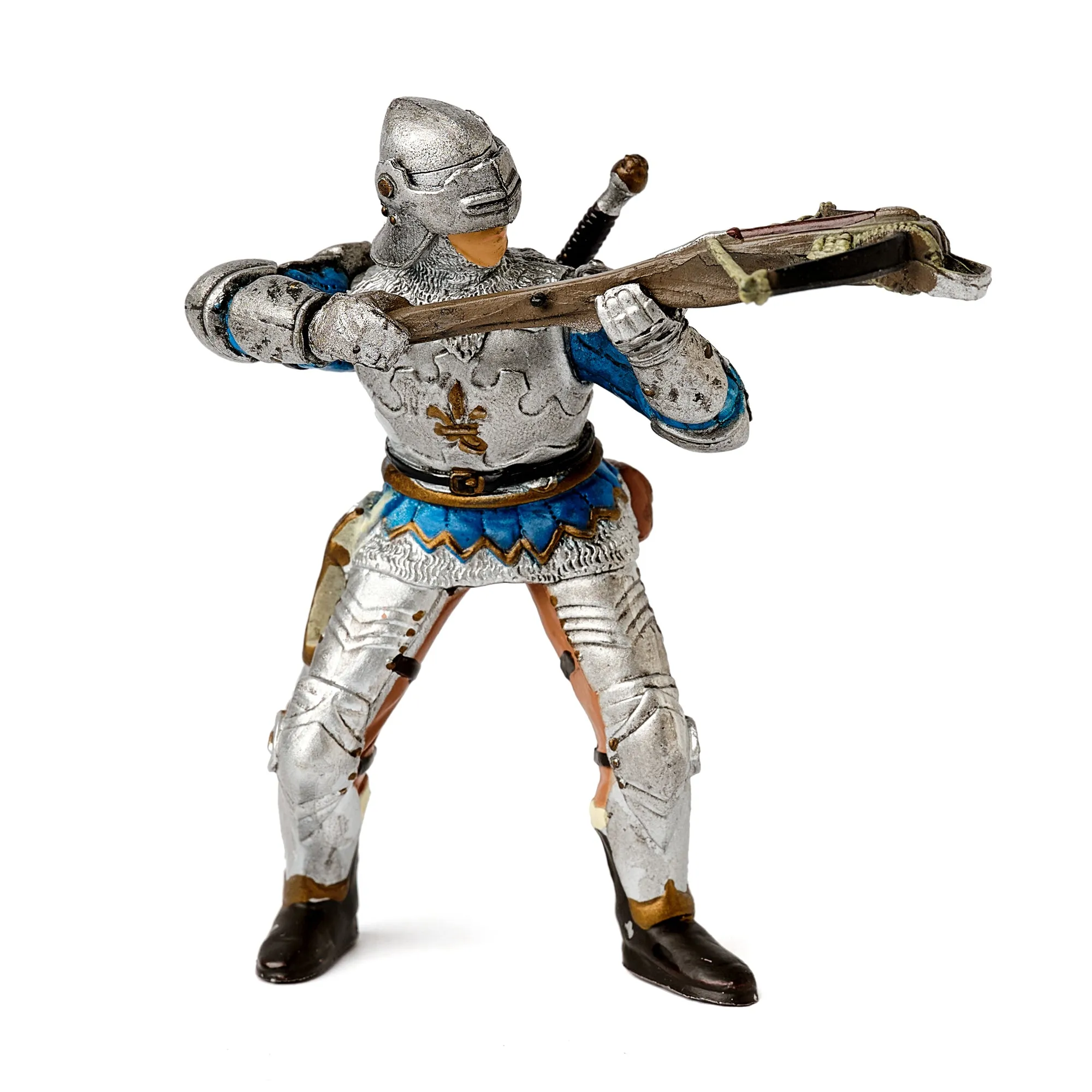 Blue Crossbowman Knight; The Fantasy World (Papo)