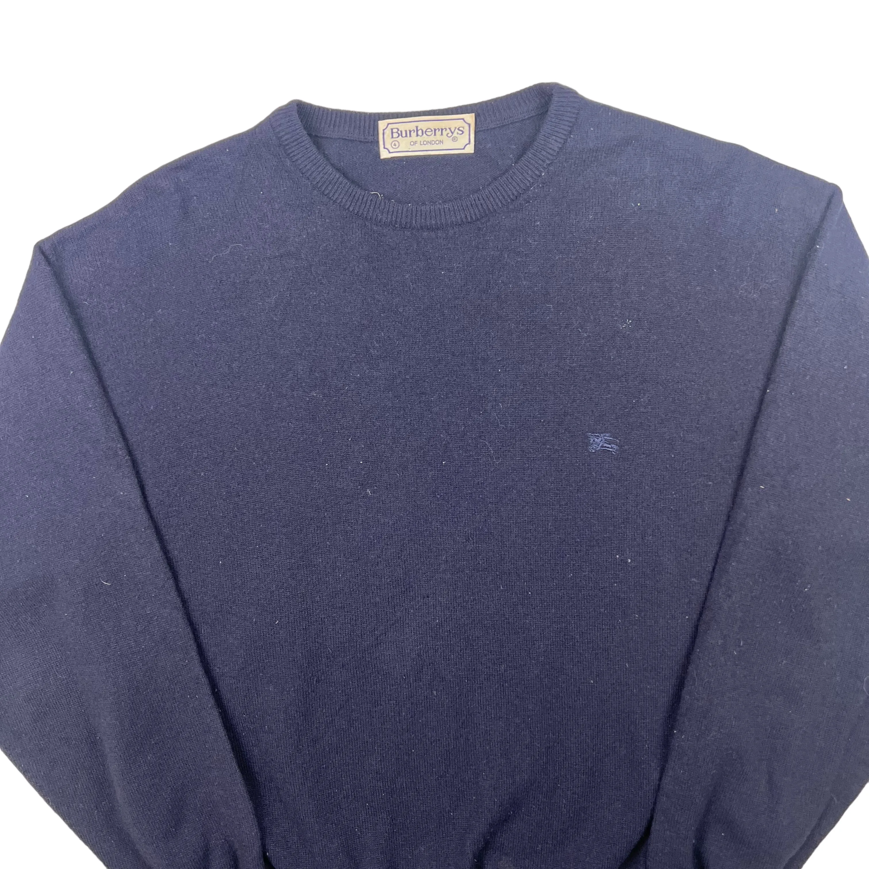 Burberry Knitted Jumper Navy