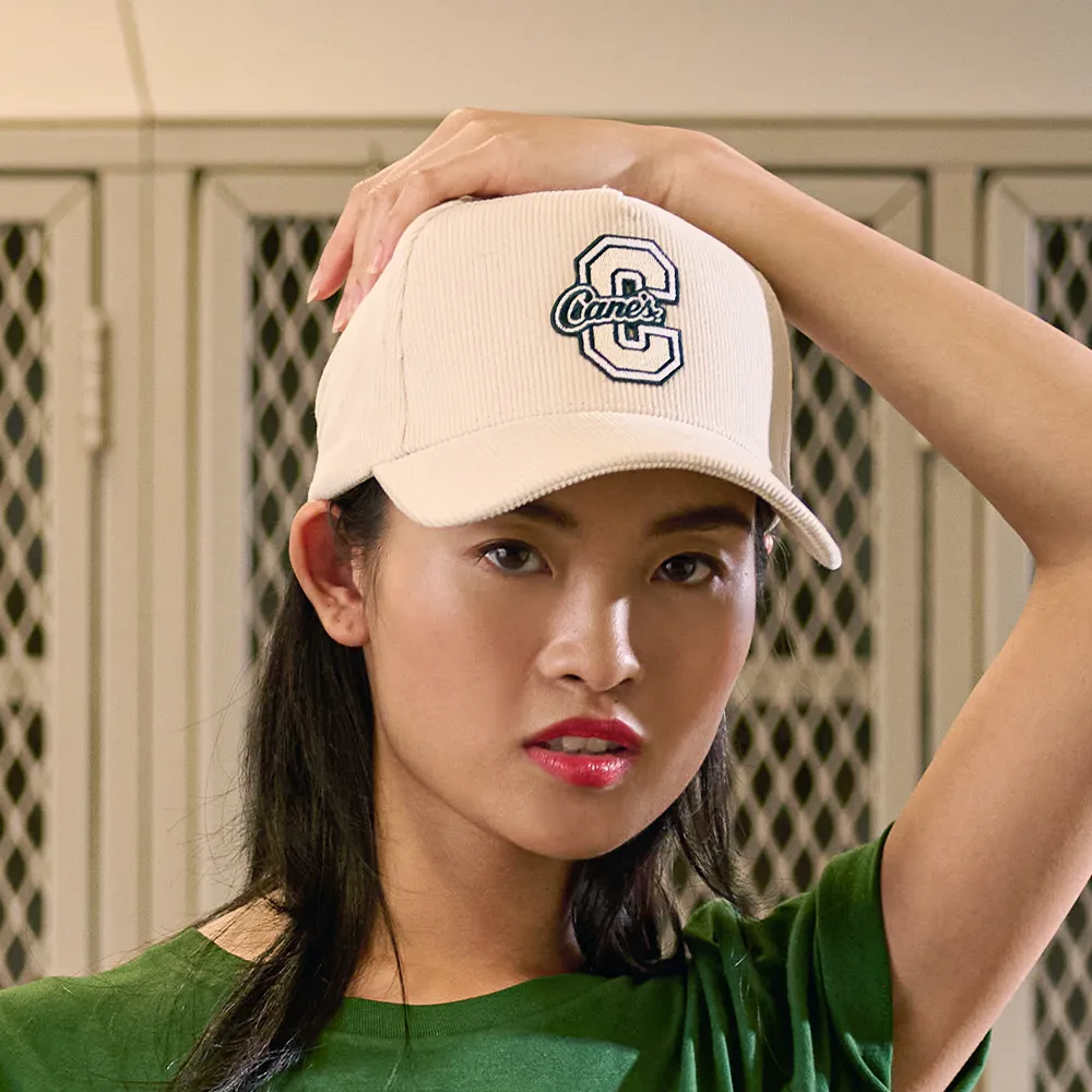 Cane's Varsity Corduroy Hat