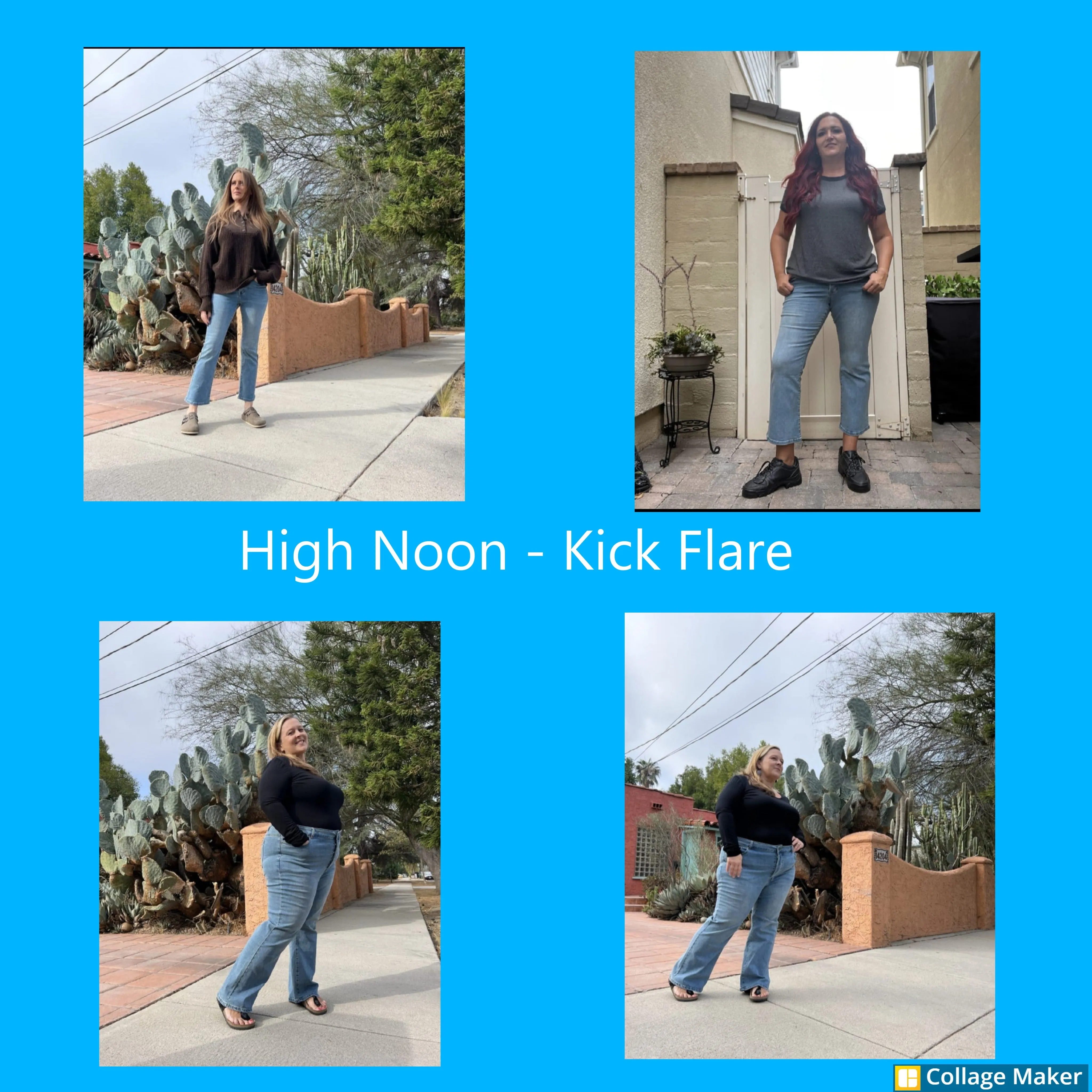 CLEARANCE - High Noon Jeans - Kick Flare