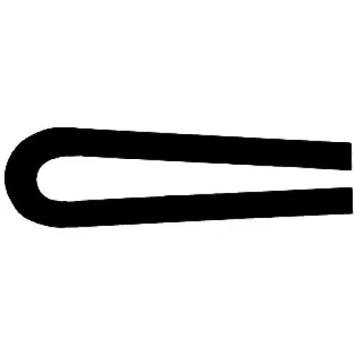 COR 187 EPDM U Channel Edge Trim