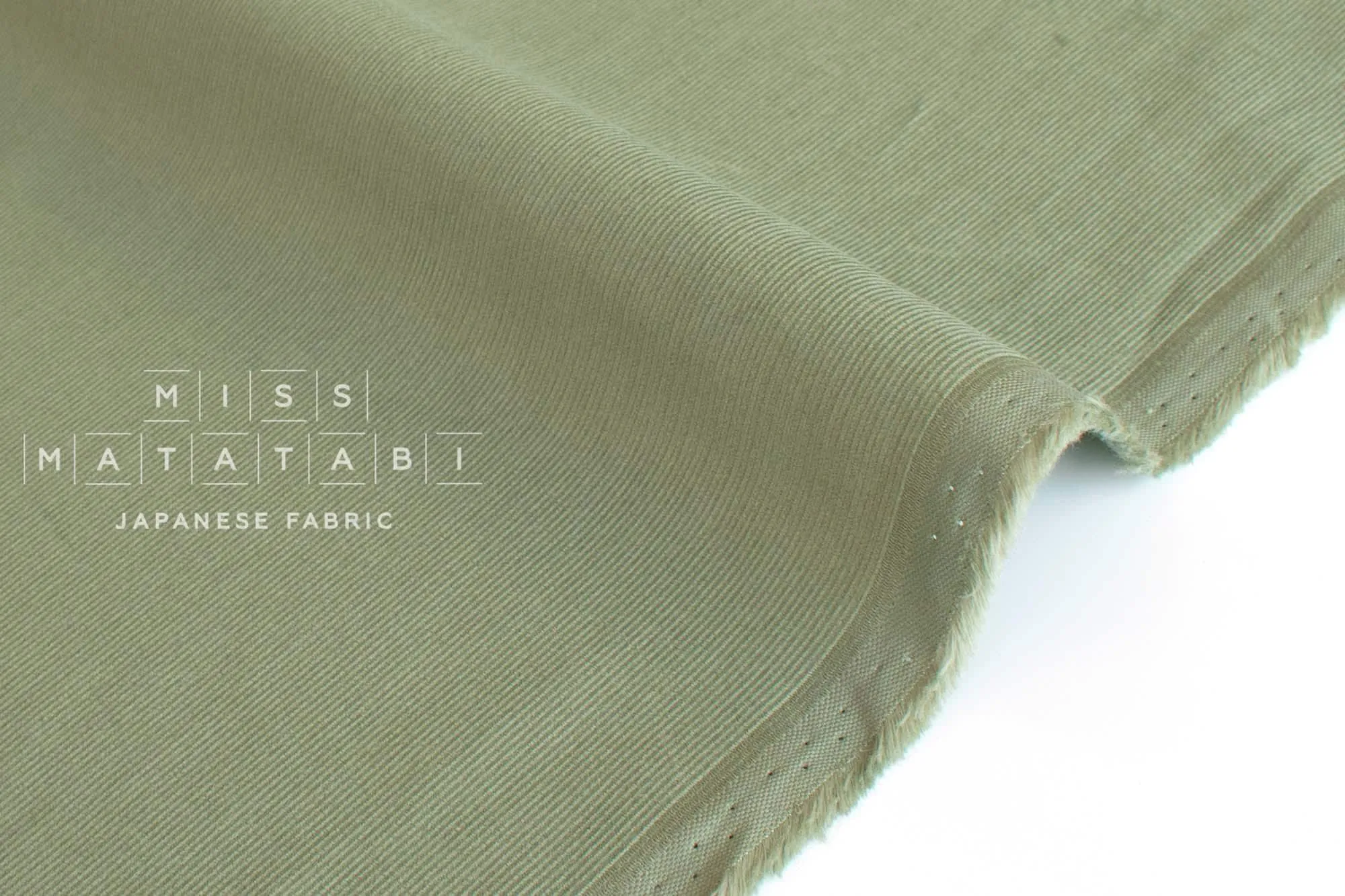 Corduroy Solids - sage green
