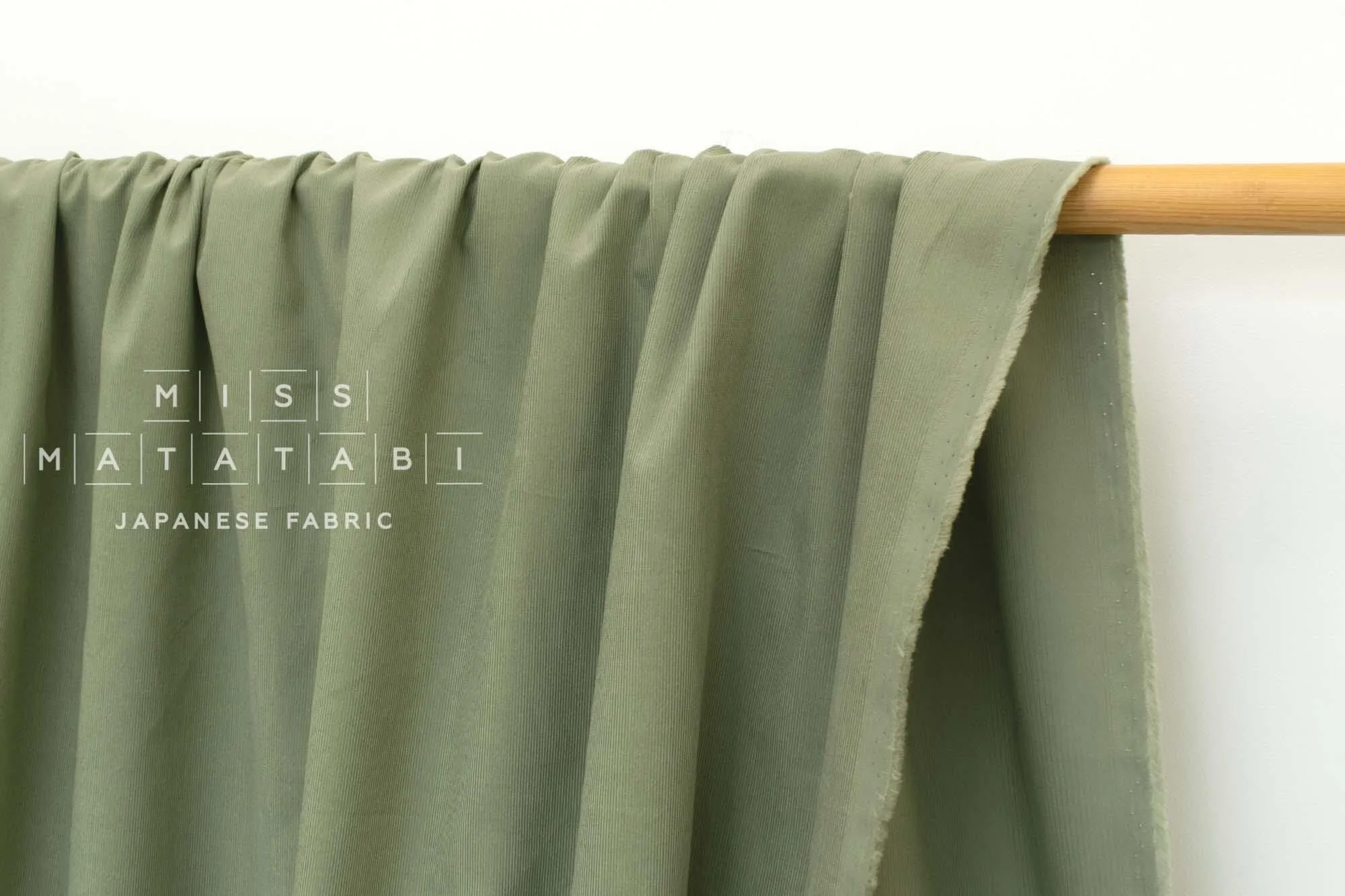 Corduroy Solids - sage green