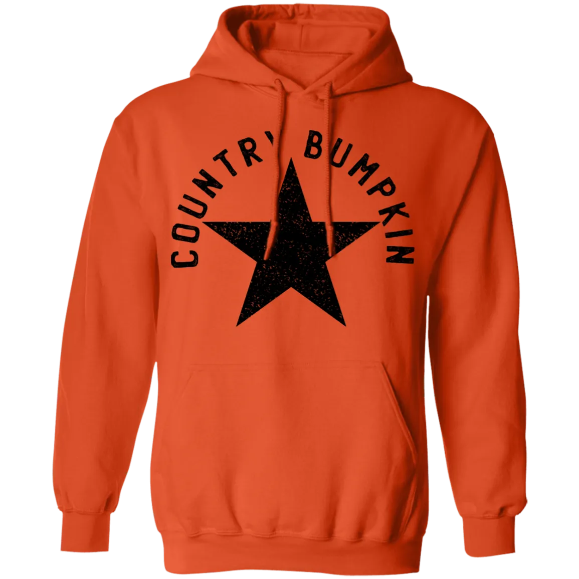 Country Bumpkin Distressed Star Pullover Hoodie