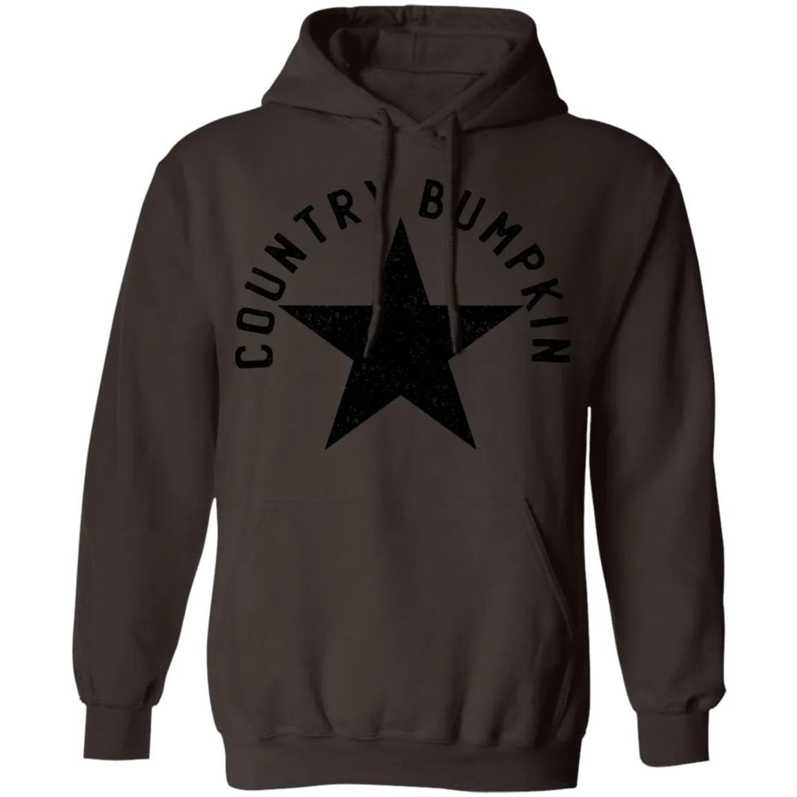 Country Bumpkin Distressed Star Pullover Hoodie