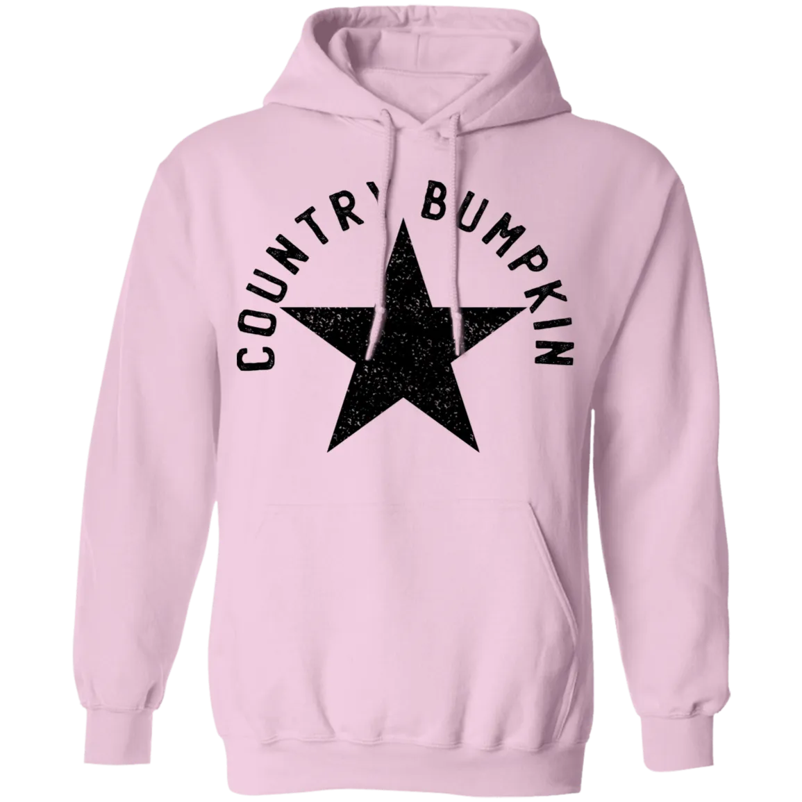 Country Bumpkin Distressed Star Pullover Hoodie