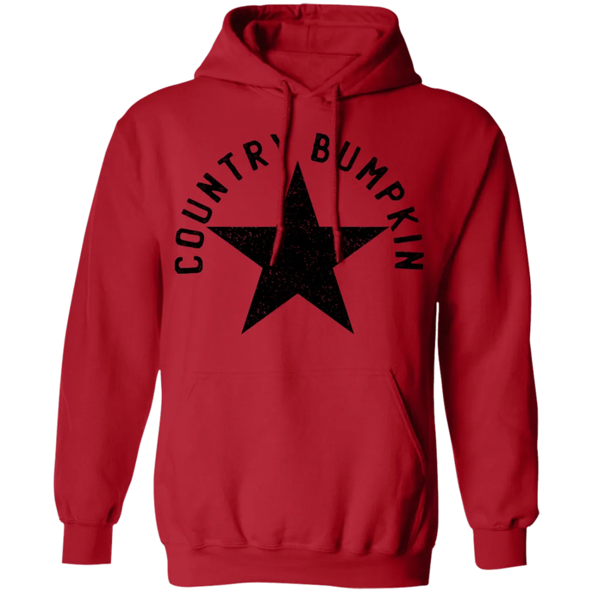 Country Bumpkin Distressed Star Pullover Hoodie