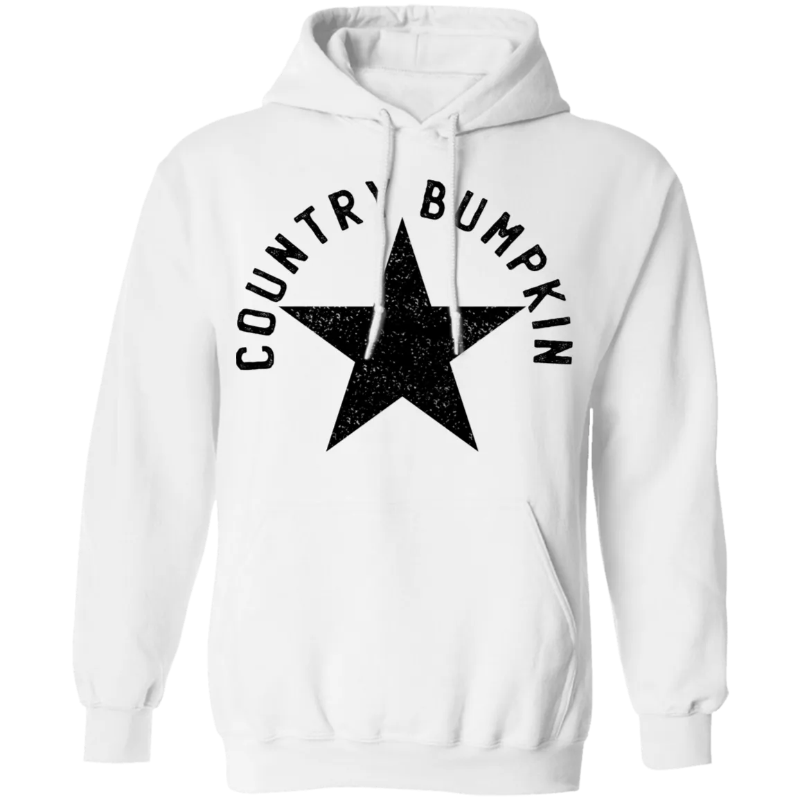 Country Bumpkin Distressed Star Pullover Hoodie