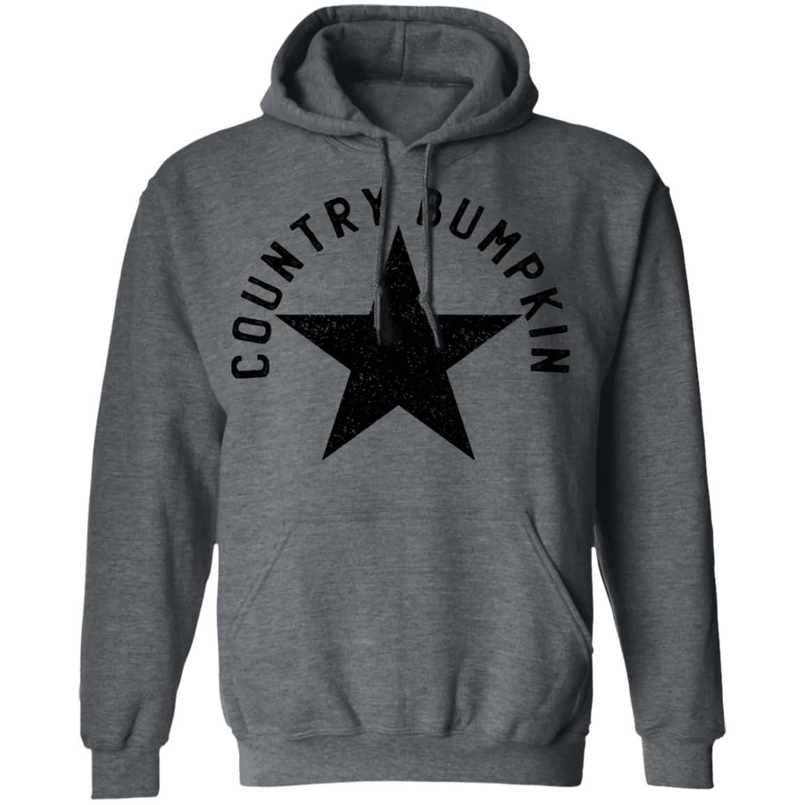 Country Bumpkin Distressed Star Pullover Hoodie