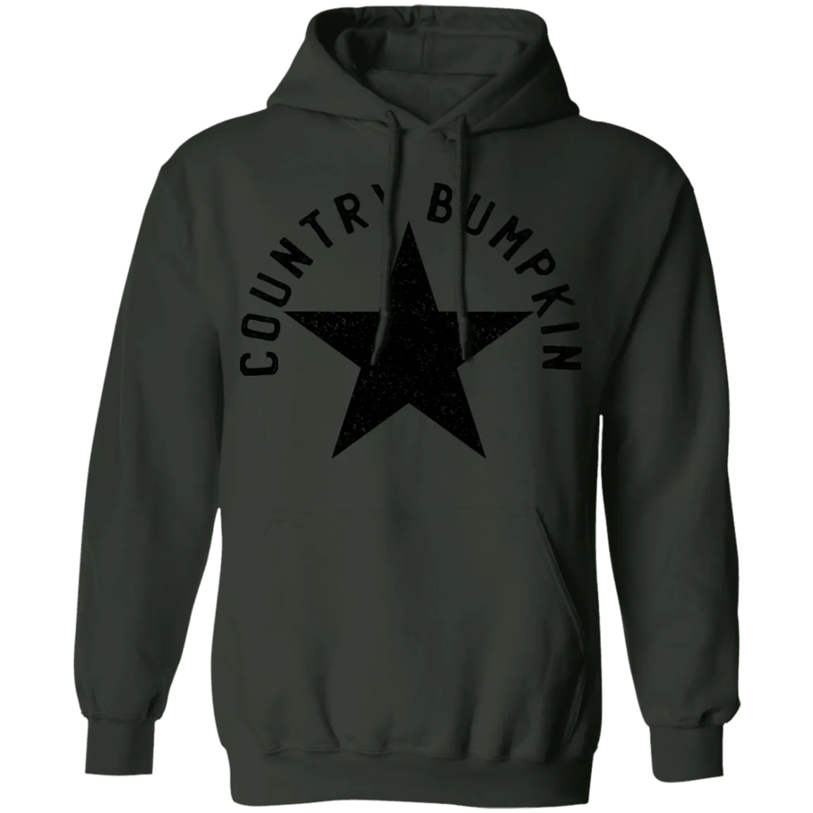 Country Bumpkin Distressed Star Pullover Hoodie