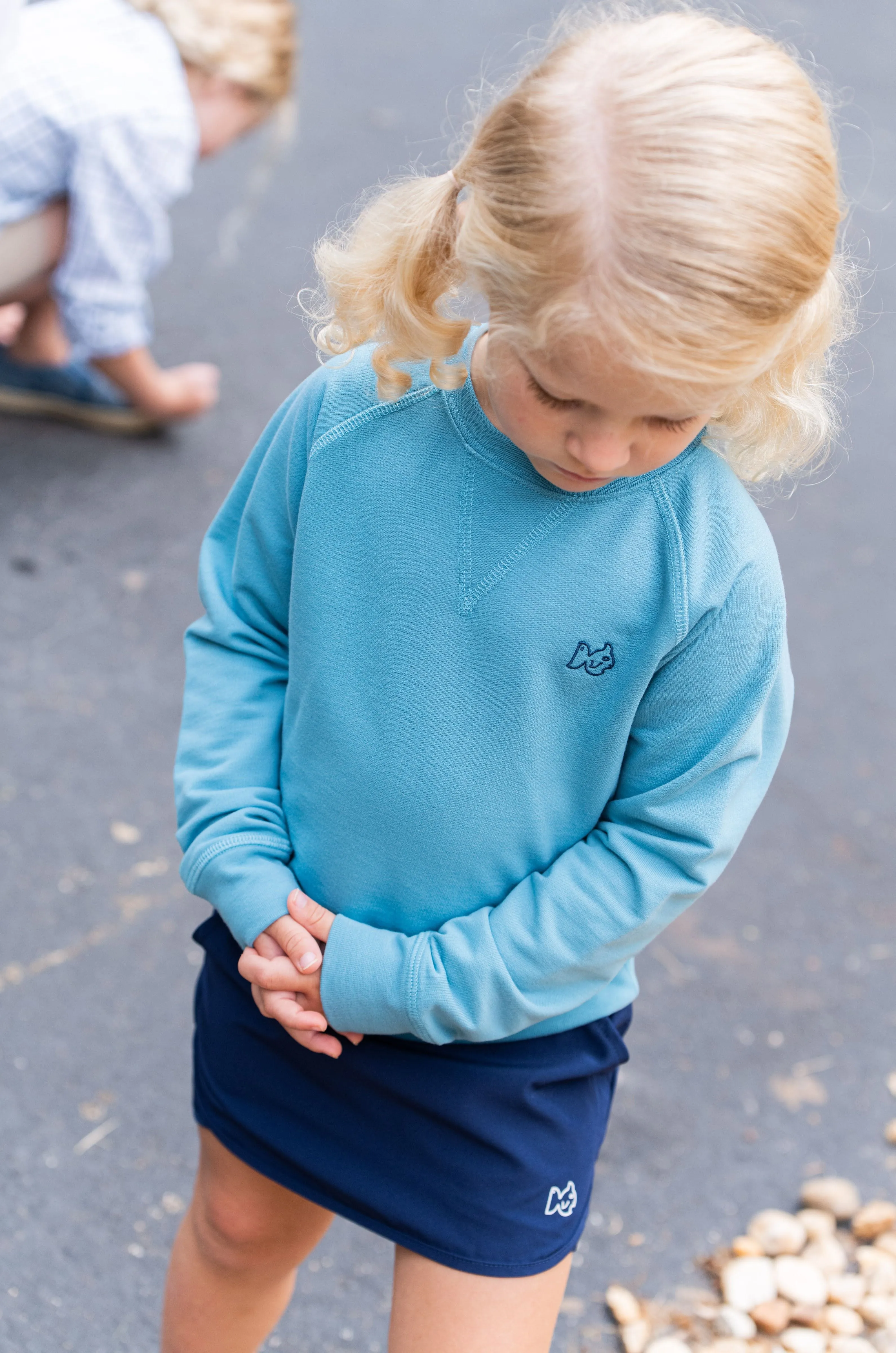 Crew Control Sweatshirt- Adriatic Blue