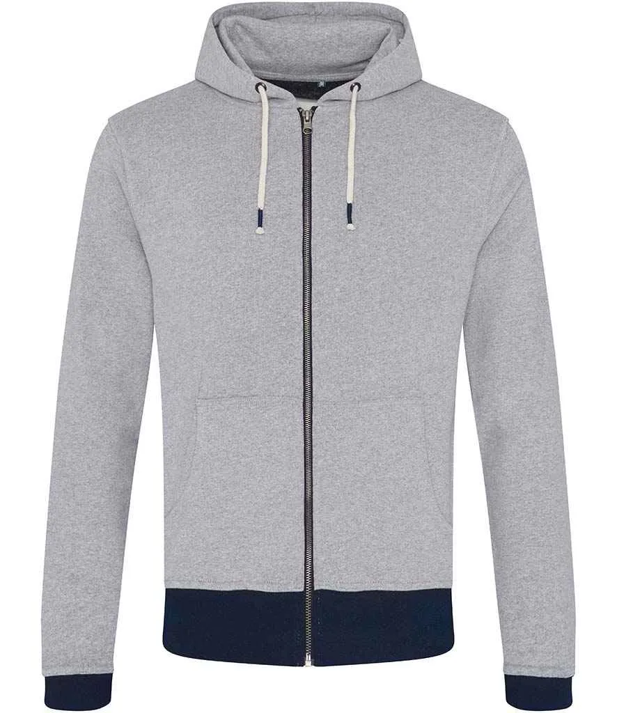 Ecologie Unisex Okavango Sustainable Zoodie | Heather Grey/Navy