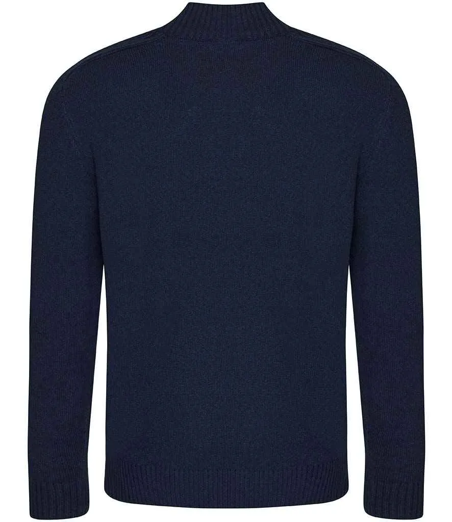 Ecologie Unisex Wakhan Zip Neck Sustainable Sweater | Navy