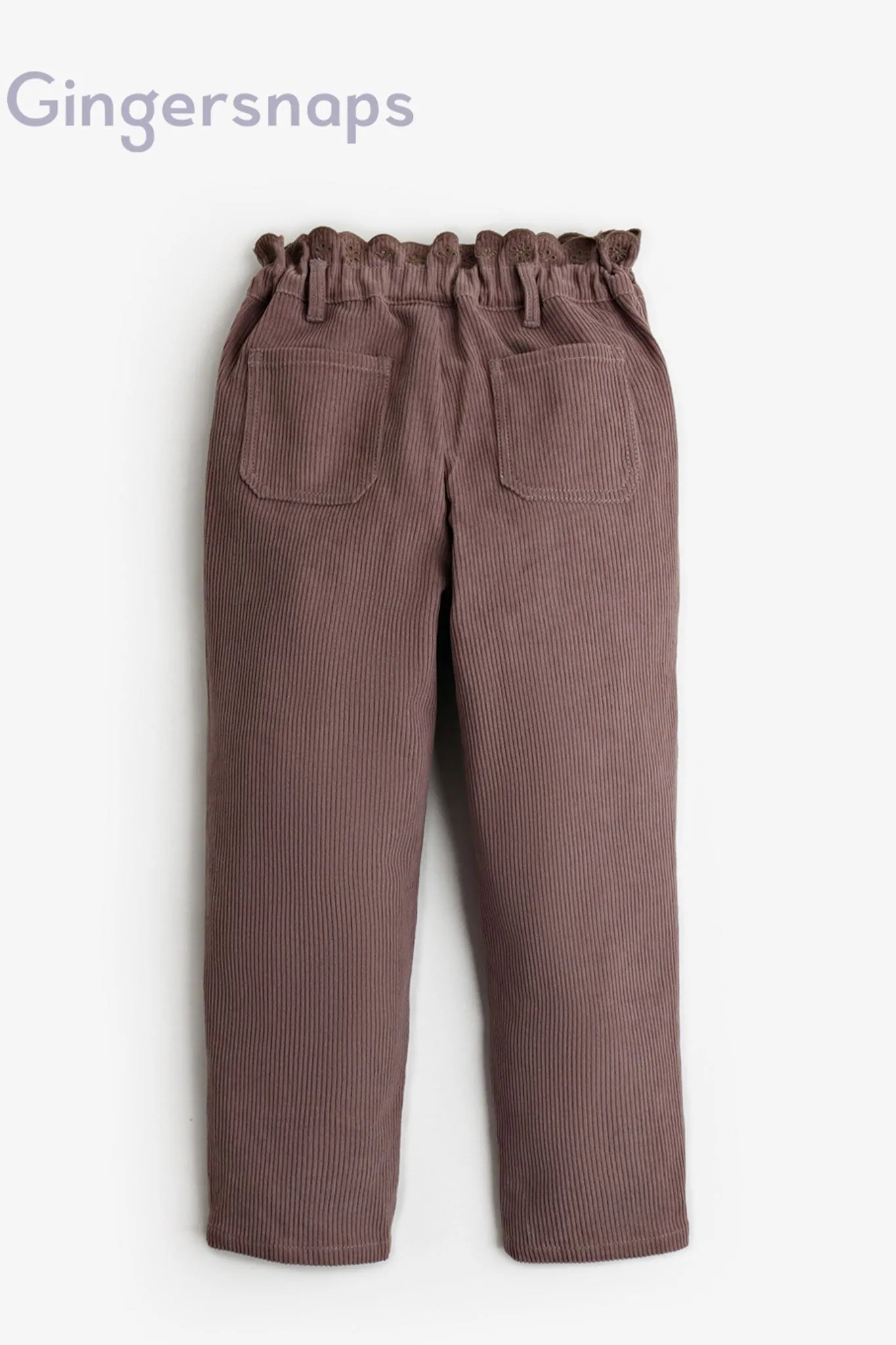 Gingersnaps Scalloped Waist Pants