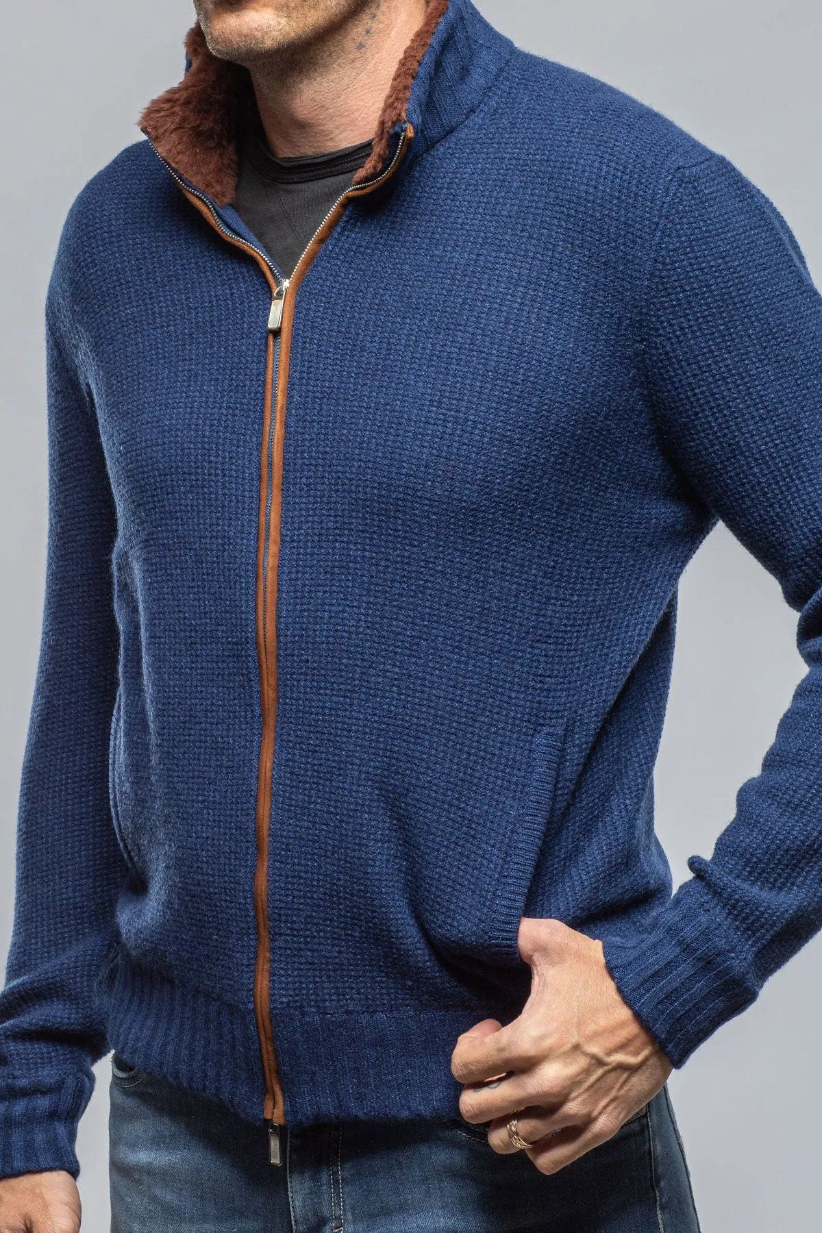 Golis Cashmere Zip Sweater