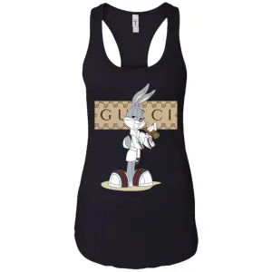 Gucci Rabbit Smoking Funny T-shirt Women Tank Top