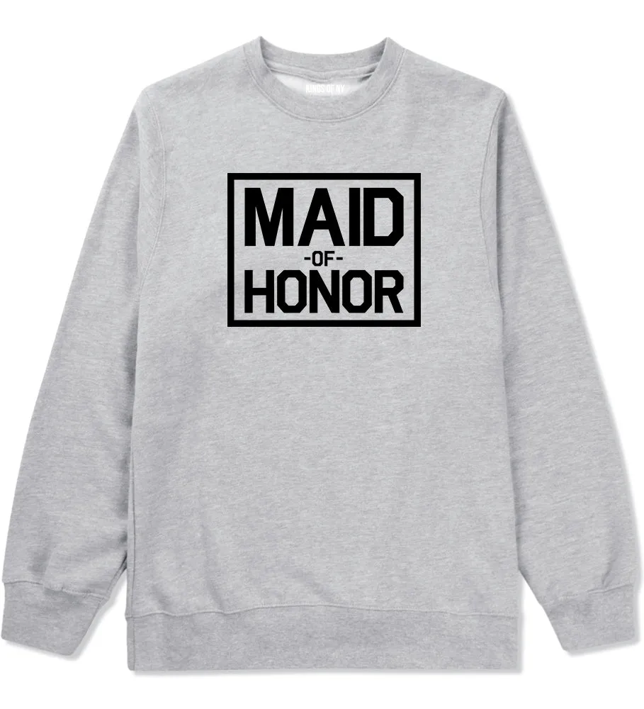 Maid Of Honor Wedding Mens Crewneck Sweatshirt