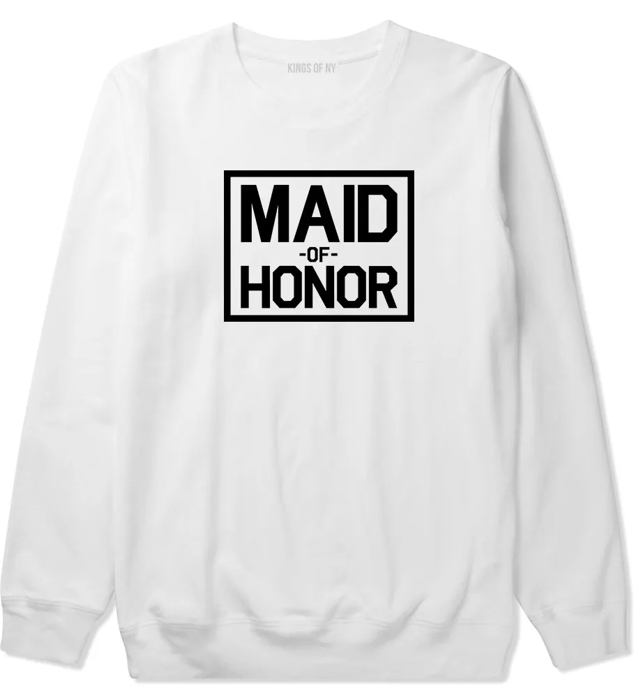 Maid Of Honor Wedding Mens Crewneck Sweatshirt