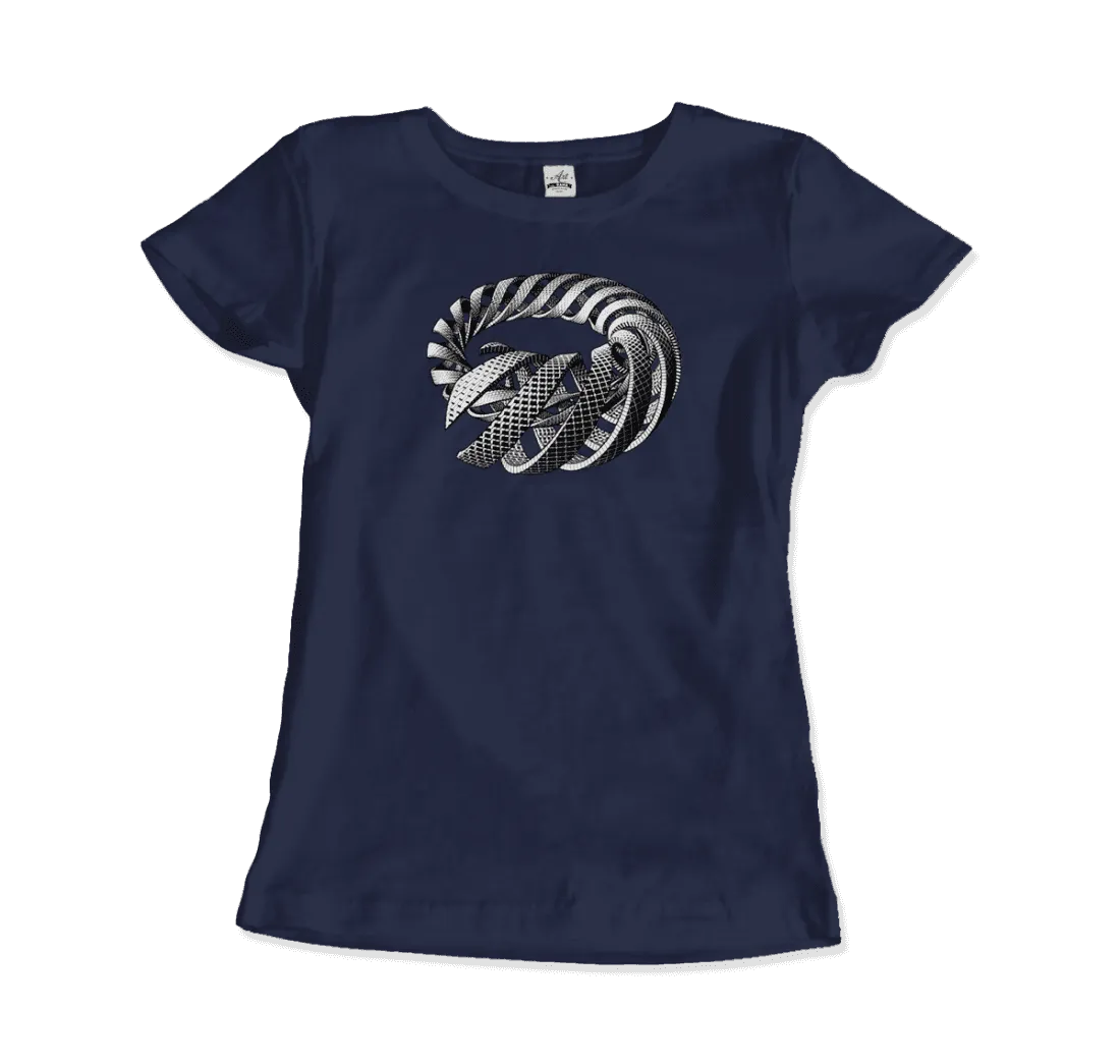 MC Escher Spirals Art T-Shirt by Art-O-Rama Shop