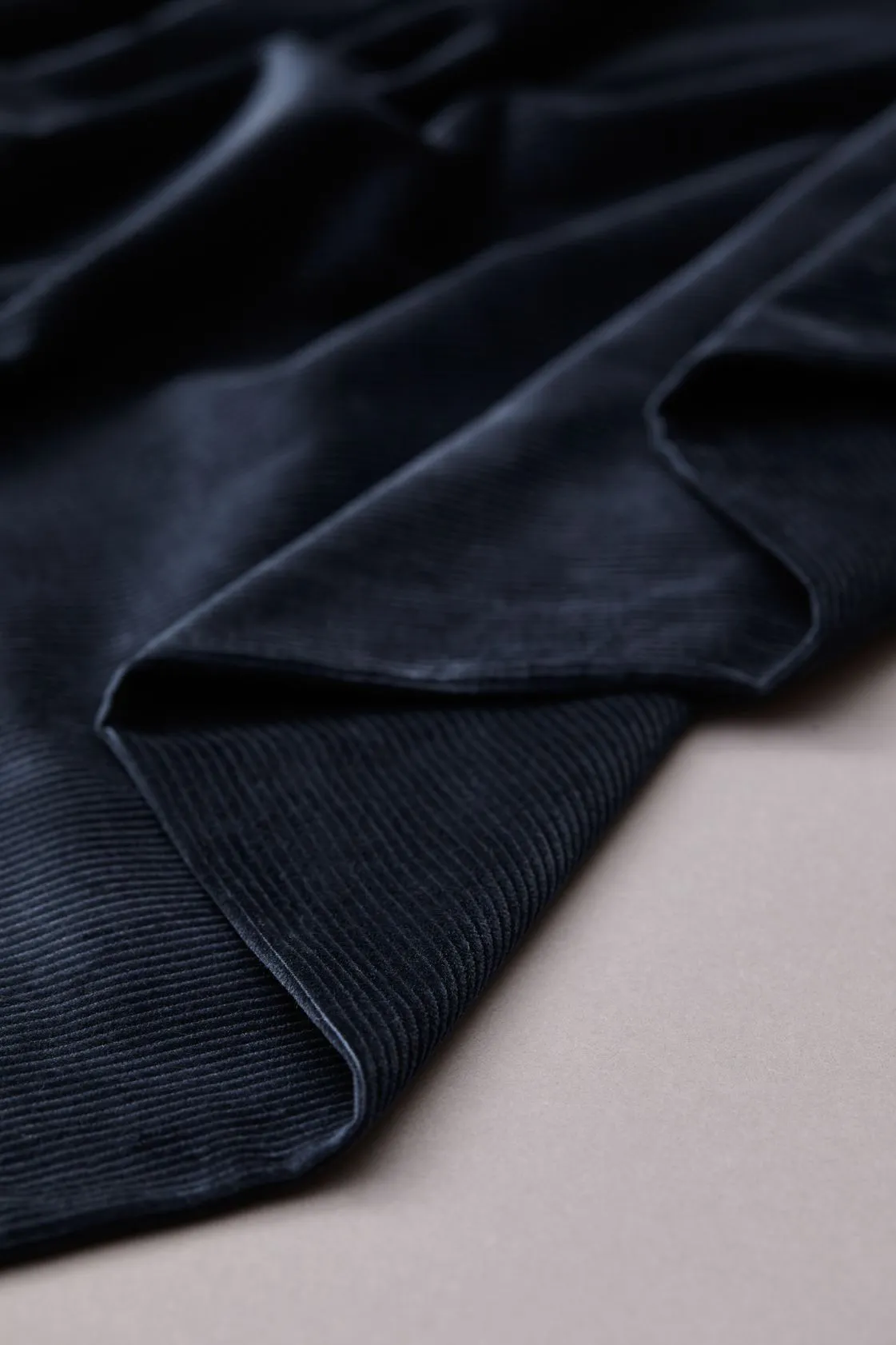 MIND THE MAKER • Organic Cotton Kora Corduroy Fabric • Indigo Night