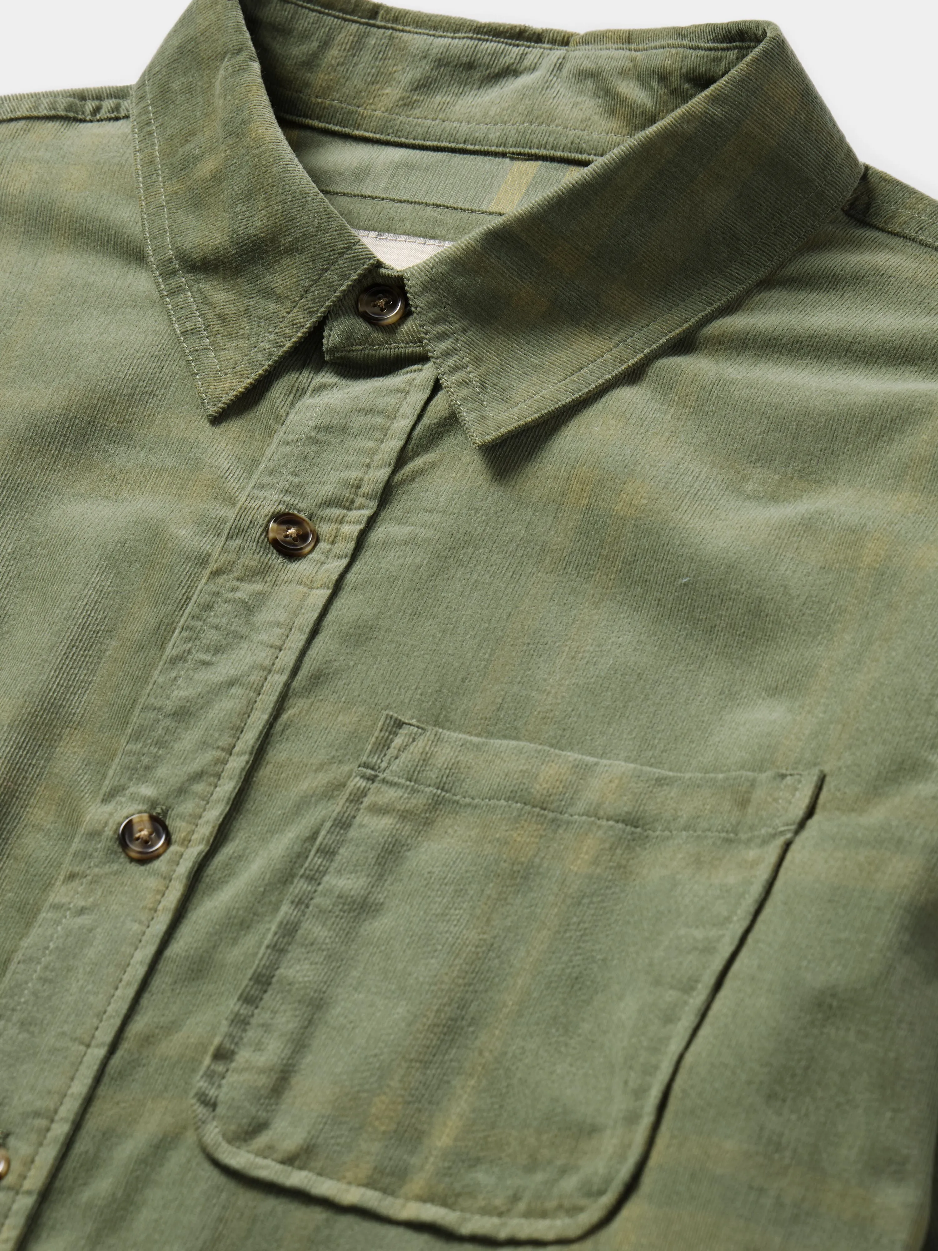 M's Corduroy Shirt - Sagebrush