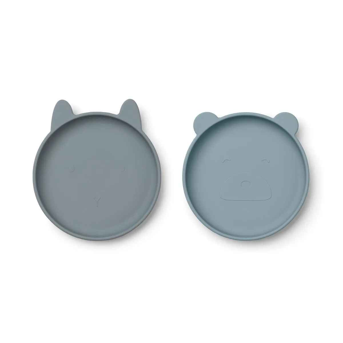 Olivia Plate 2 Pack - Blue mix