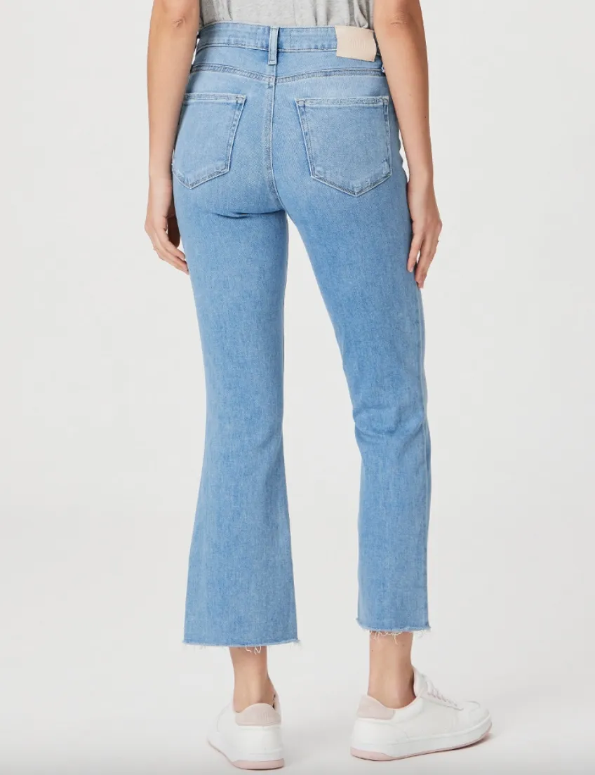 Paige Colette Crop Flare Raw Hem Helena