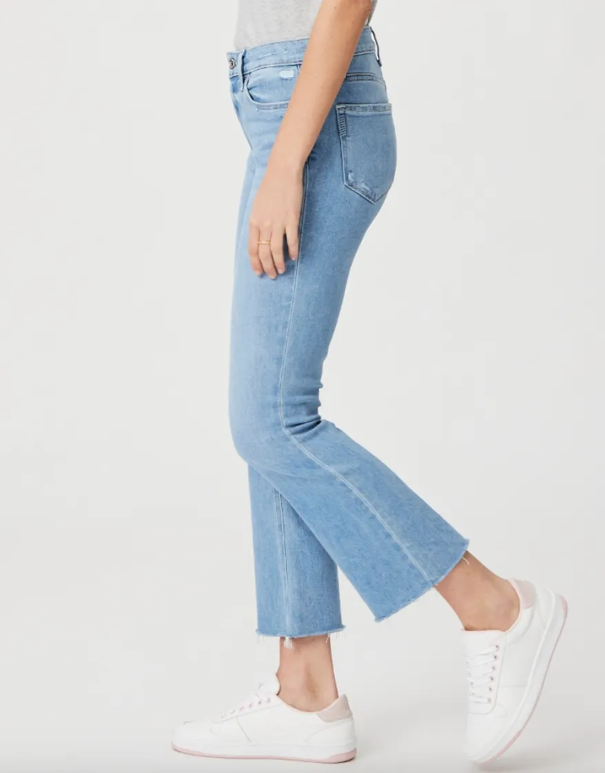 Paige Colette Crop Flare Raw Hem Helena