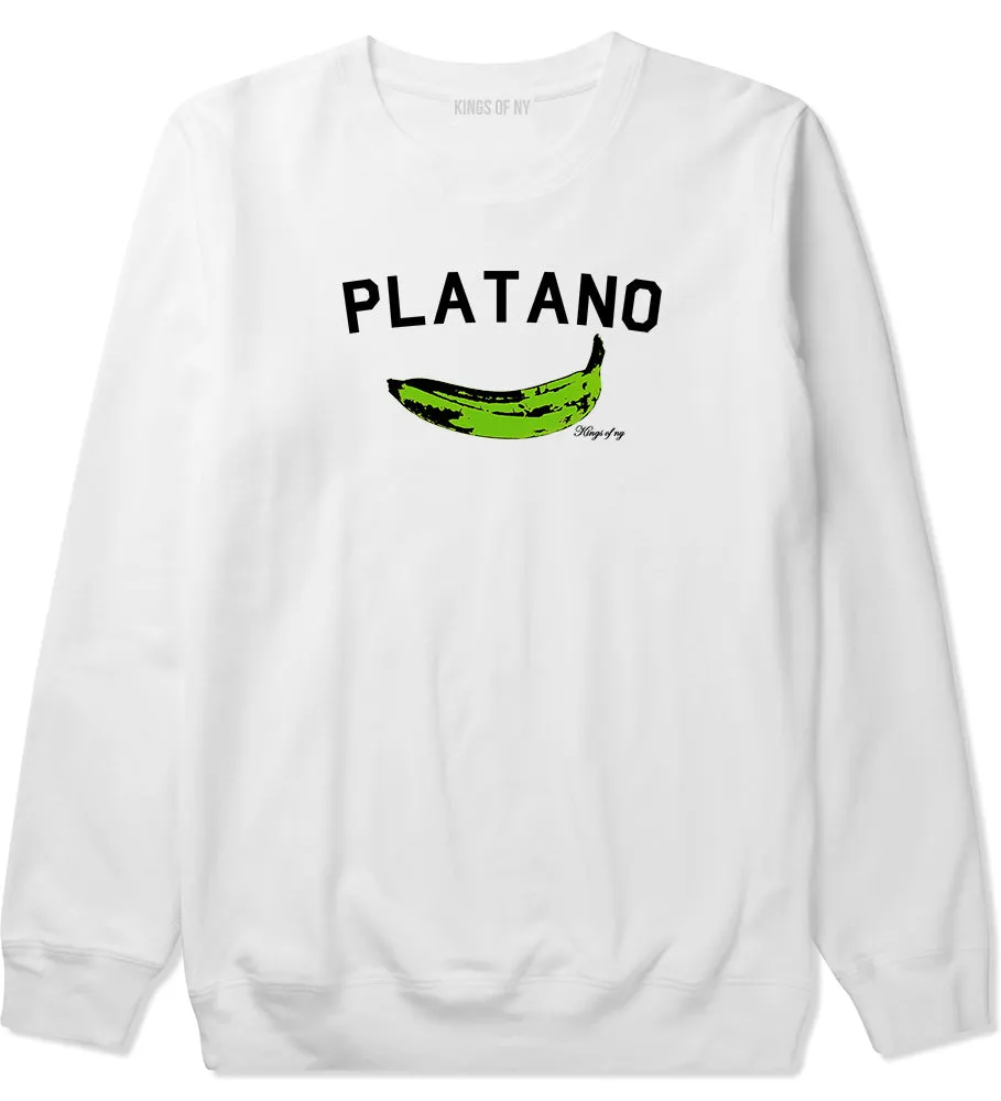 Platano Dominican Artwork DR Mens Crewneck Sweatshirt