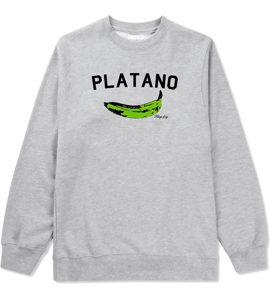 Platano Dominican Artwork DR Mens Crewneck Sweatshirt