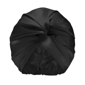 Pure Silk Turban-black