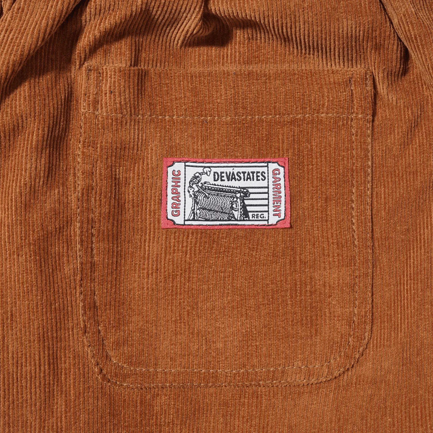 Service Corduroy Pants Brown