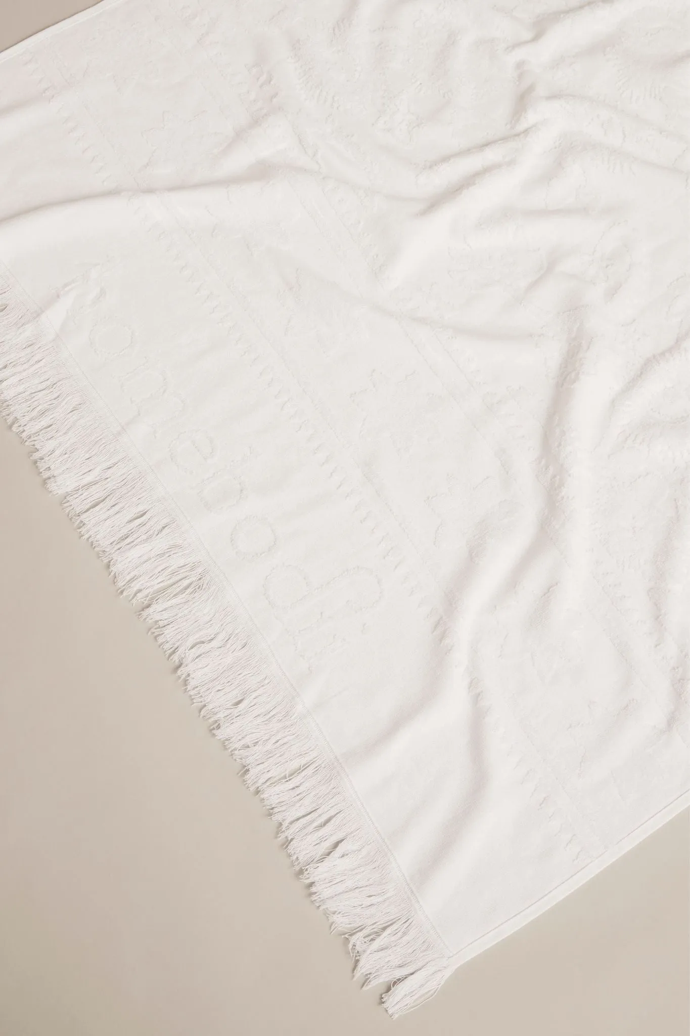 Signature Beach Towel - White