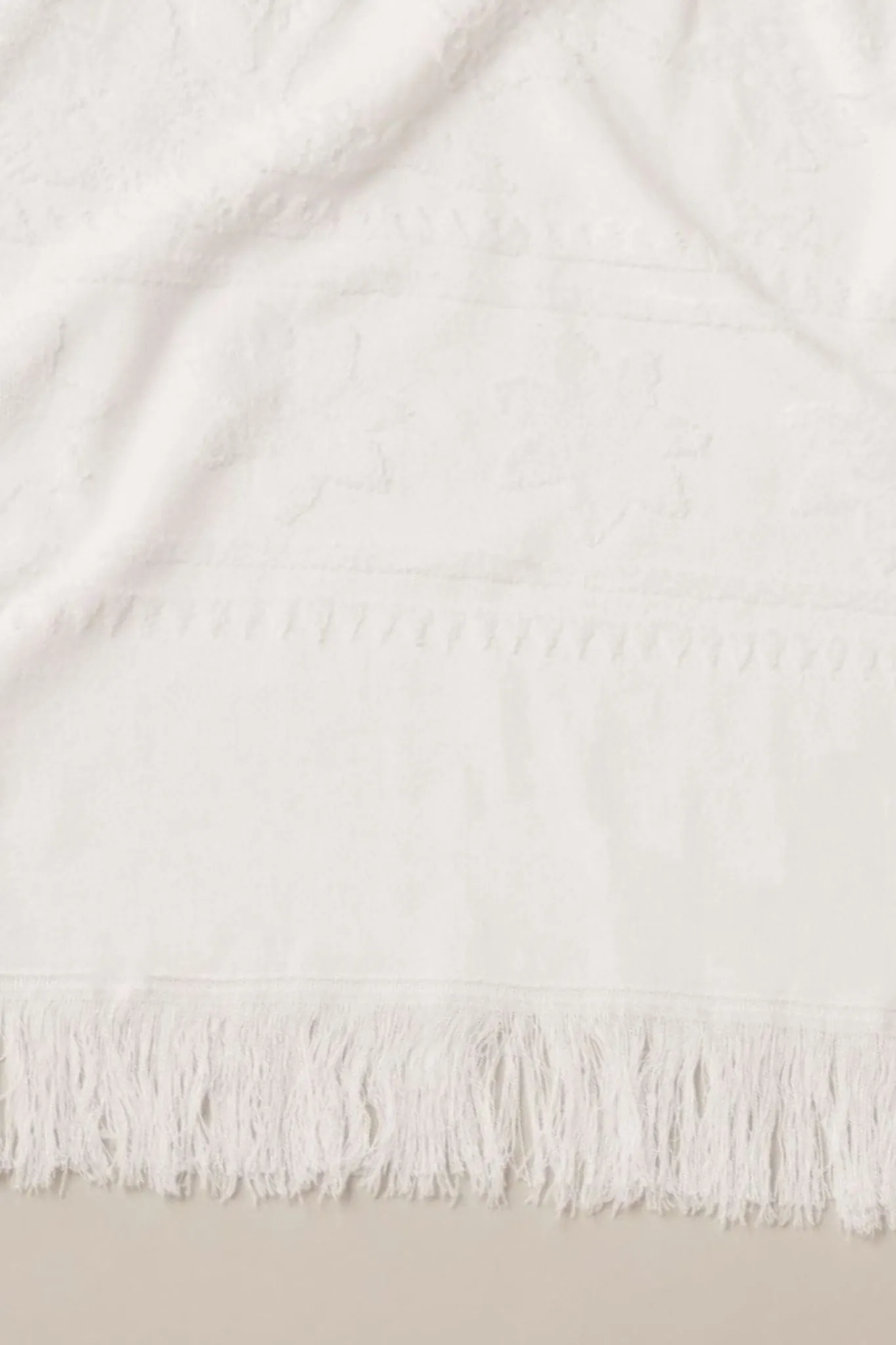 Signature Beach Towel - White
