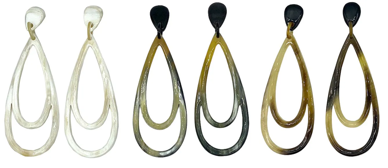 SOYANg Paris Light Horn Tear Drop Earring