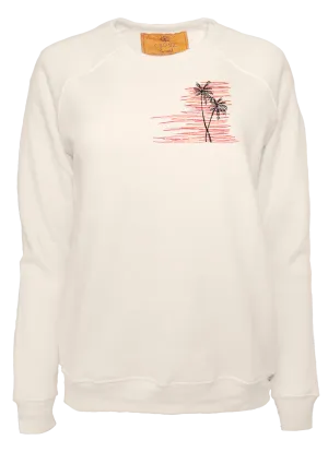 Sunset Palms Classic Crew Pullover