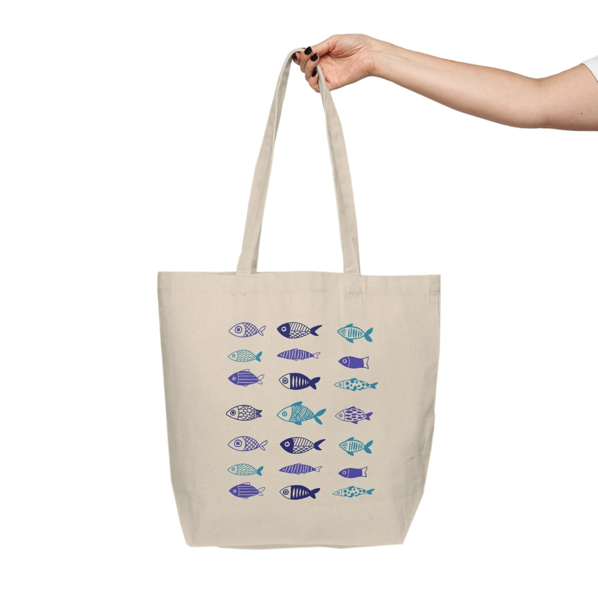 The Blue Fish Tote Bag