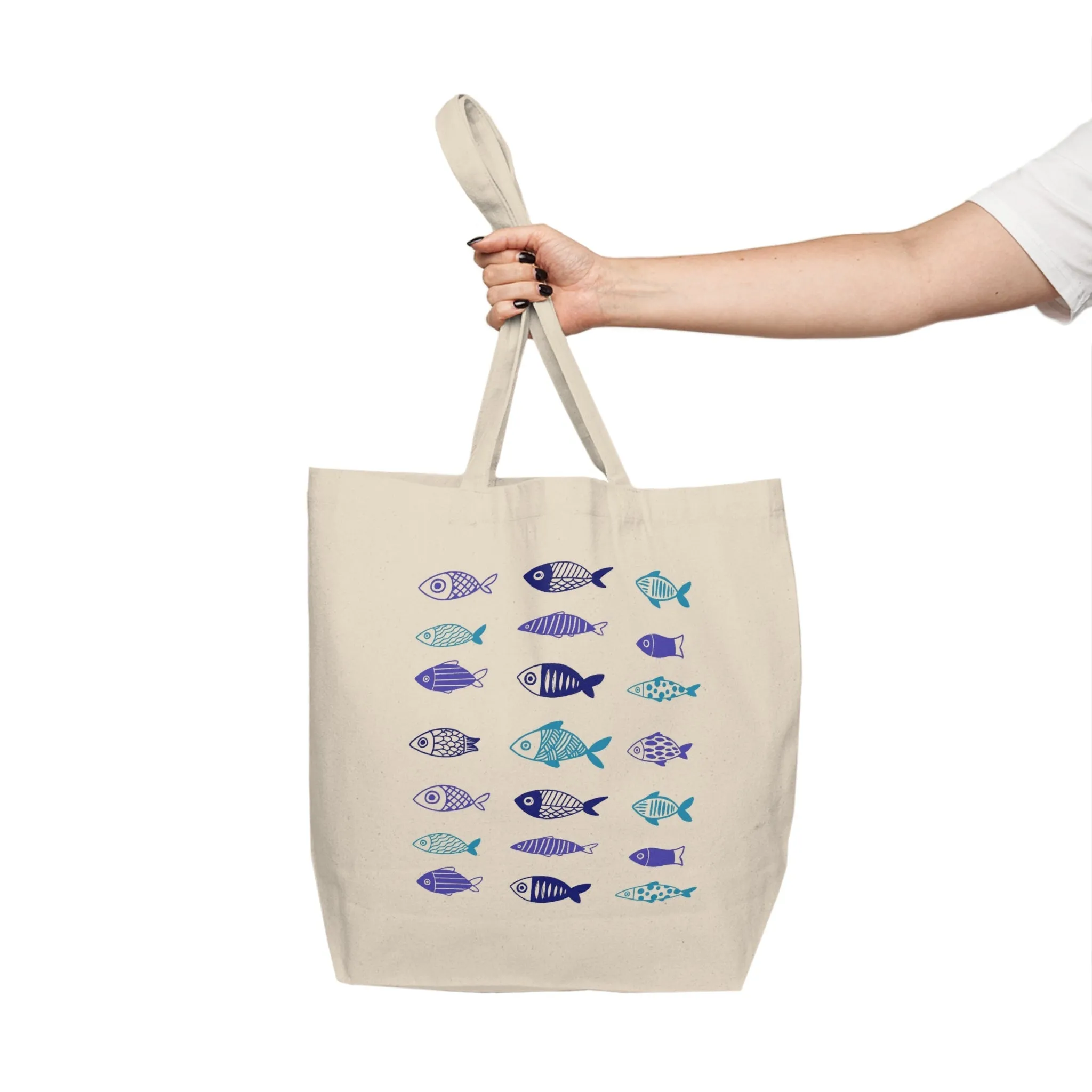 The Blue Fish Tote Bag