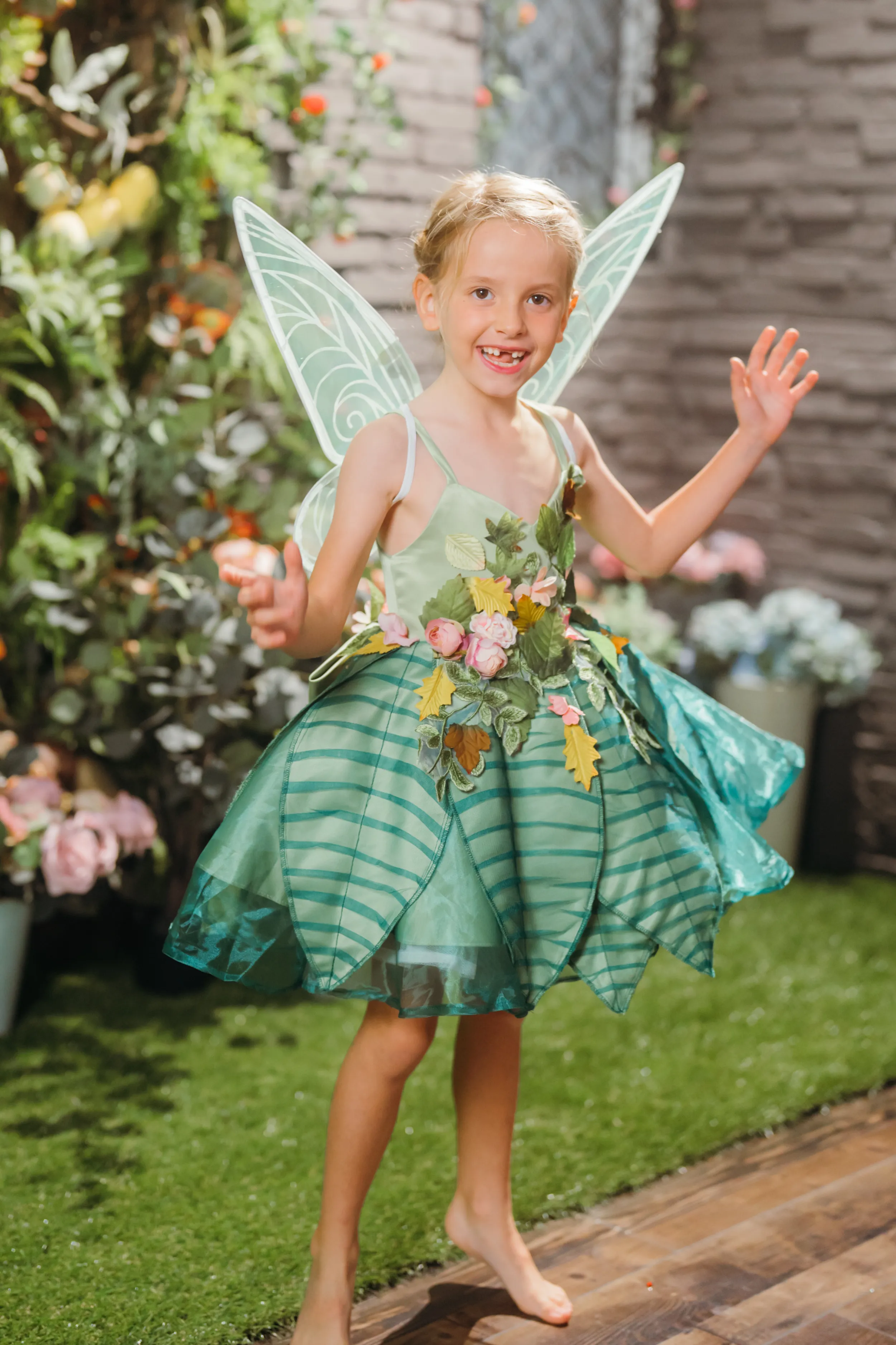 Tinkerbell Pixie Forest Fairy Dress