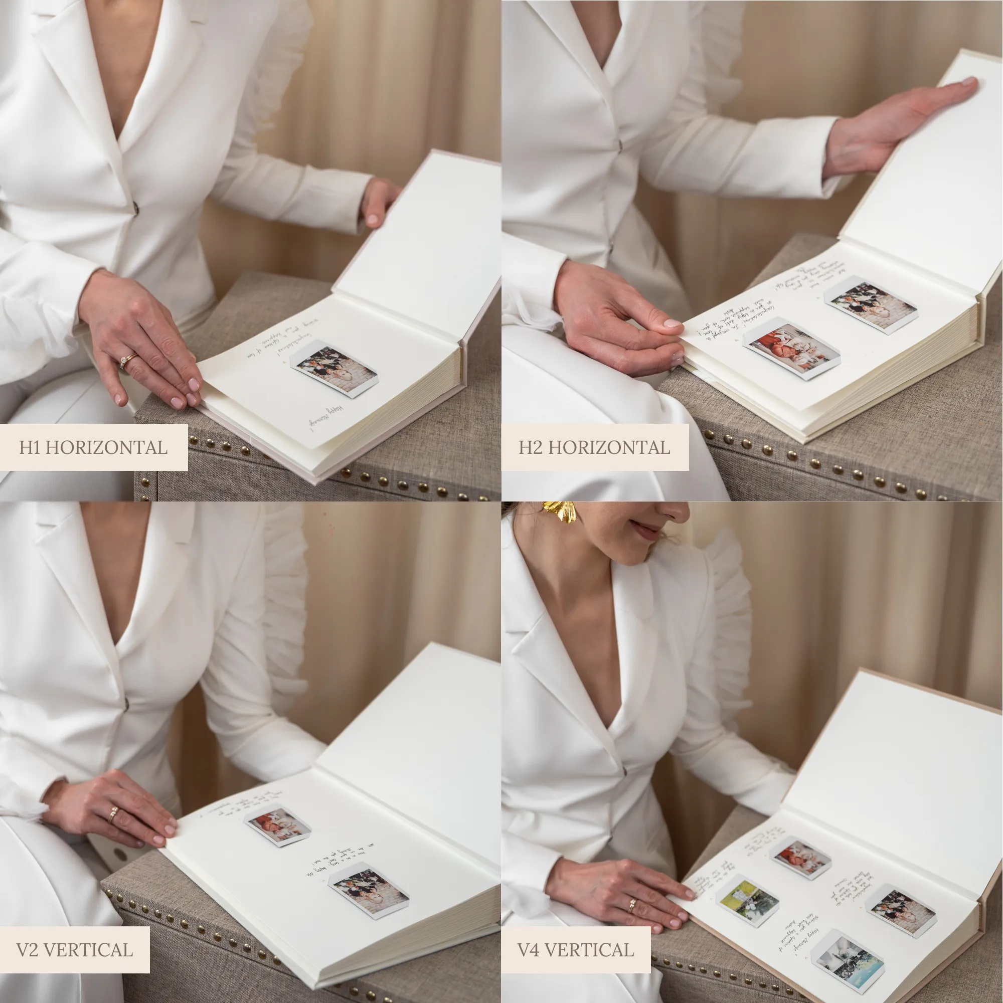 White   Gray Velour | Guest Book