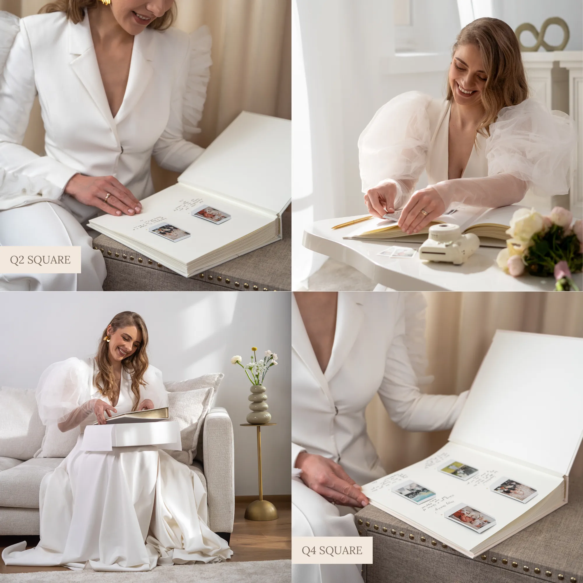 White   Gray Velour | Guest Book