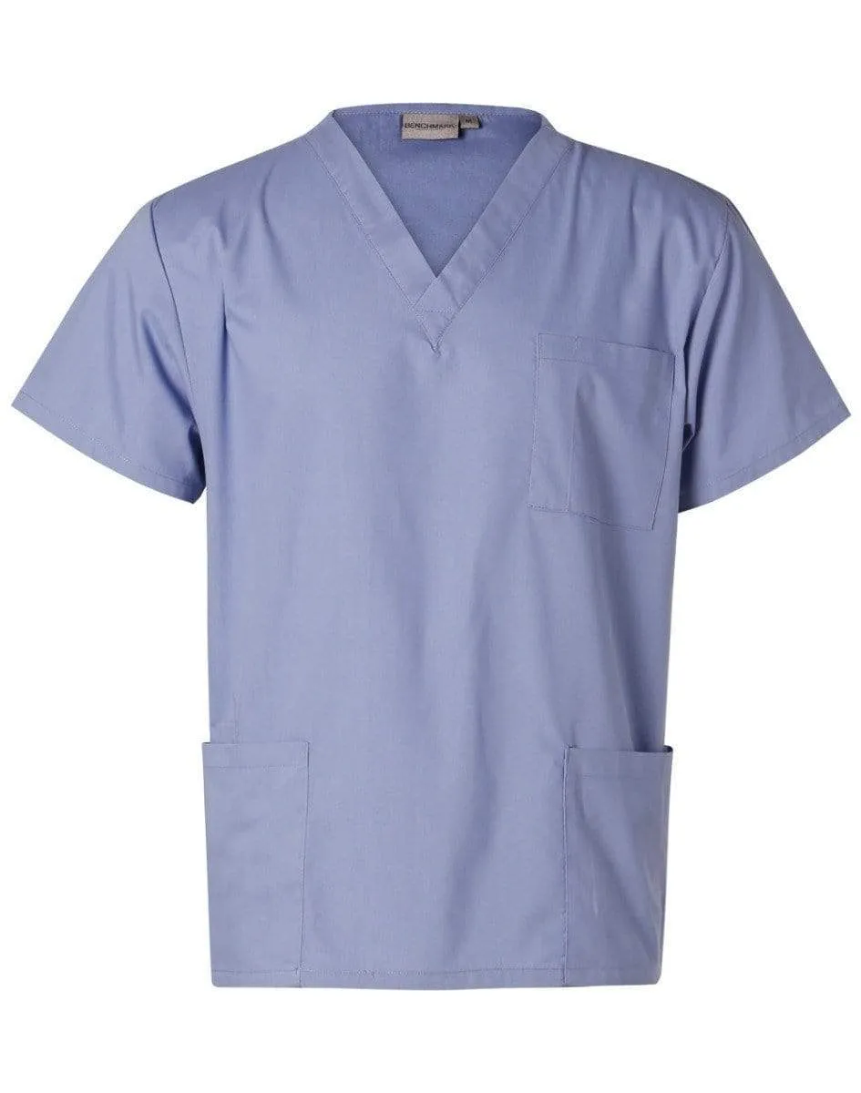 WINNING SPIRIT Unisex Scrubs Short Sleeve Tunic Top M7630