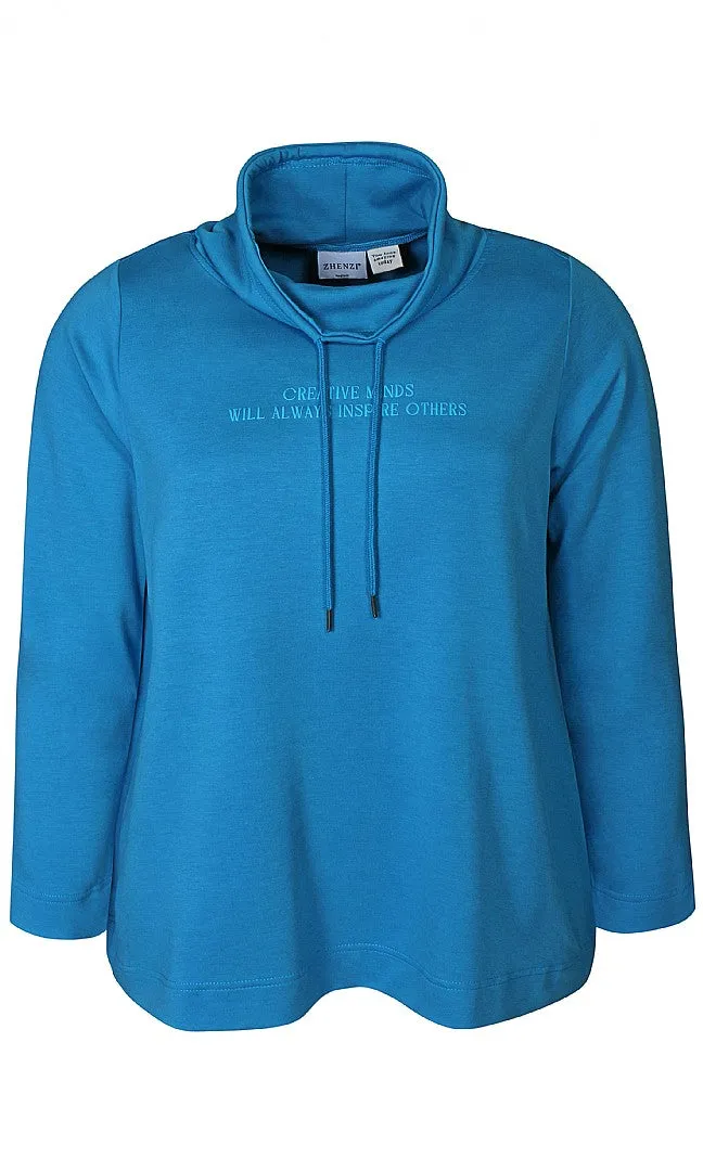 Zhenzi Mya 377 Pullover Lichtblauw