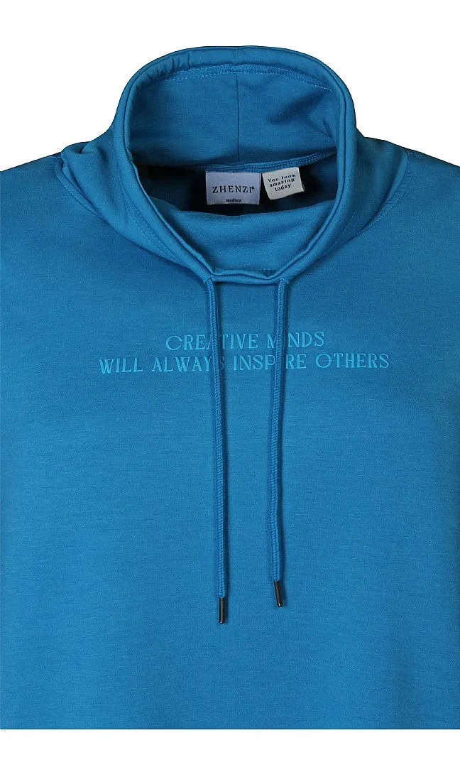 Zhenzi Mya 377 Pullover Lichtblauw